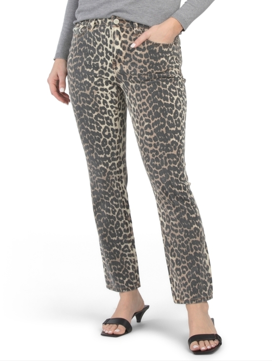 Oat New York Denim - NWT OAT New York "Mid Rise Slim Fit" Leopard Print Jean, Women's Size 8/29
